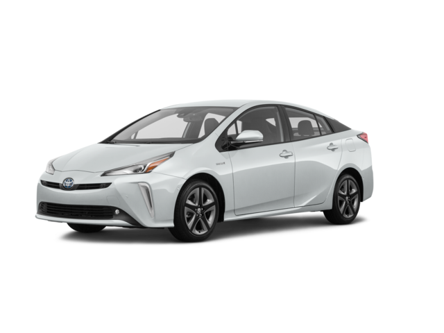 2022 Toyota Prius XLE, front three-quarter view, paint 1 of 8