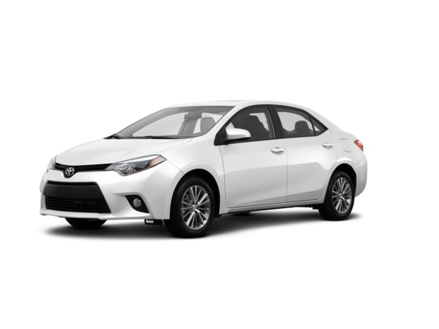 2015 Toyota Corolla LE Premium, front three-quarter view, paint 1 of 8