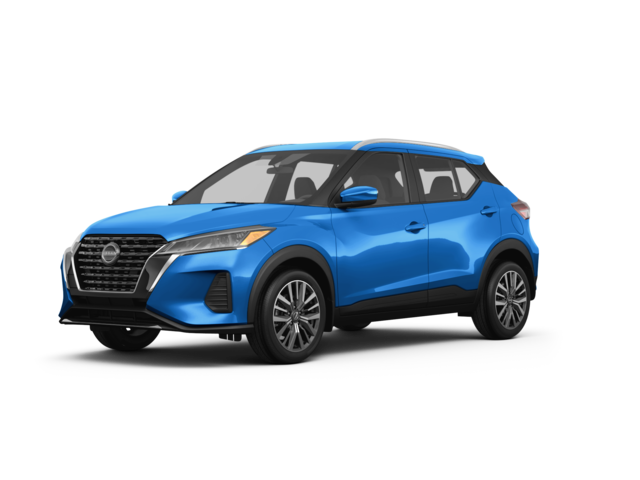 2023 Nissan Kicks SV, front three-quarter view, paint 1 of 8