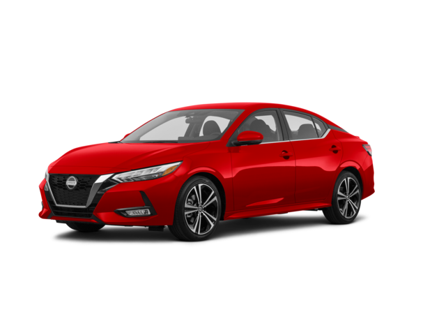2020 Nissan Sentra SR, front three-quarter view, paint 1 of 8