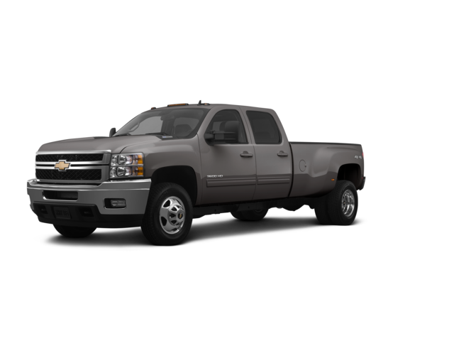 2012 Chevrolet Silverado 3500 HD LTZ, front three-quarter view, paint 1 of 8