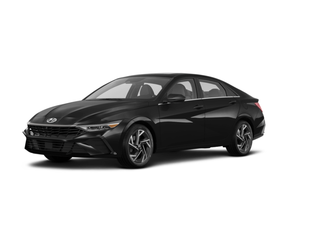 2024 Hyundai Elantra Limited, front three-quarter view, paint 1 of 8