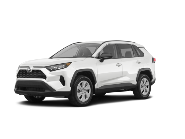2022 Toyota RAV4 LE, front three-quarter view, paint 1 of 5