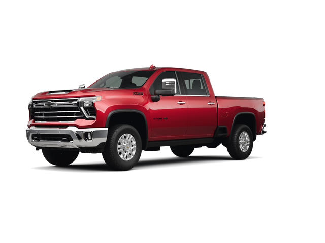 2026 Chevrolet Silverado 2500 HD LTZ, front three-quarter view, paint 1 of 6