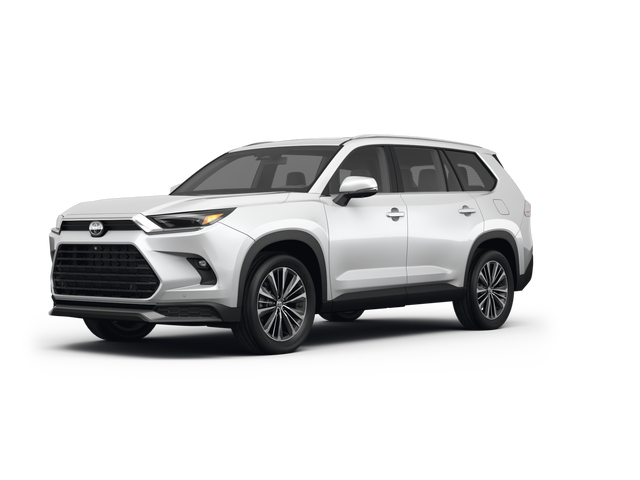 2024 Toyota Grand Highlander Platinum, front three-quarter view, paint 1 of 7