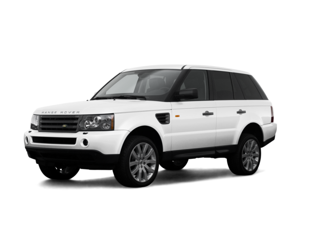 2008 Land Rover Range Rover Sport HSE, front three-quarter view, paint 1 of 8