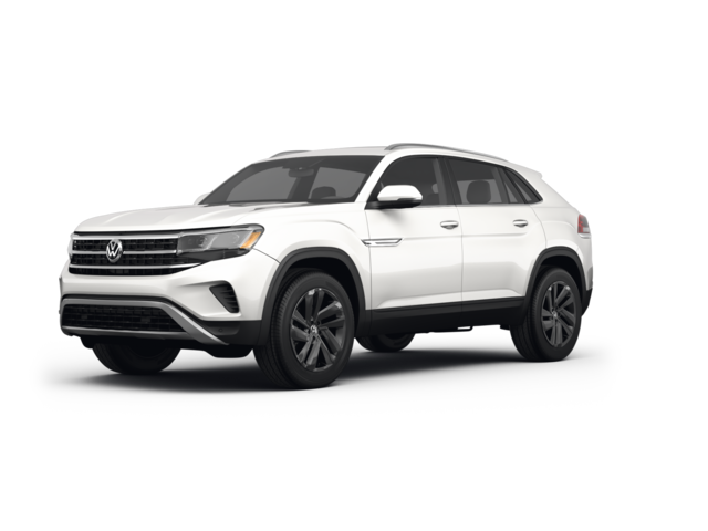 2022 Volkswagen Atlas Cross Sport SE w/Technology, front three-quarter view, paint 1 of 8