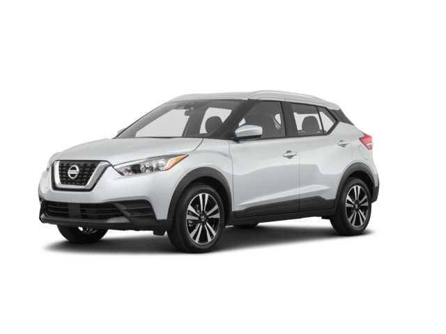 2020 Nissan Kicks SV, front three-quarter view, paint 1 of 8