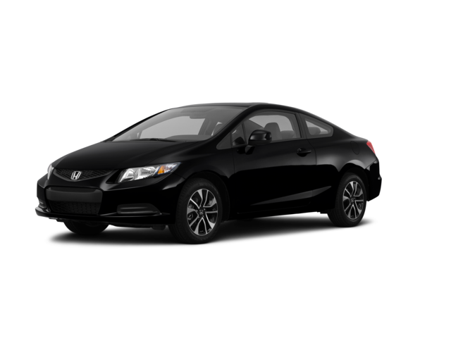 2013 Honda Civic EX, front three-quarter view, paint 1 of 8
