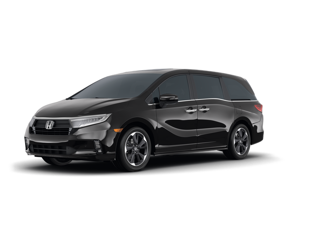 2021 Honda Odyssey Elite, front three-quarter view, paint 1 of 8