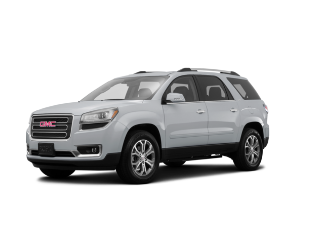 2016 GMC Acadia SLT-1, front three-quarter view, paint 1 of 8