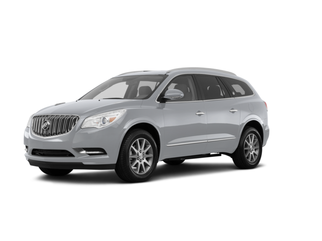 2017 Buick Enclave Convenience Group, front three-quarter view, paint 1 of 8