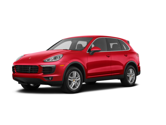 2018 Porsche Cayenne S, front three-quarter view, paint 1 of 8