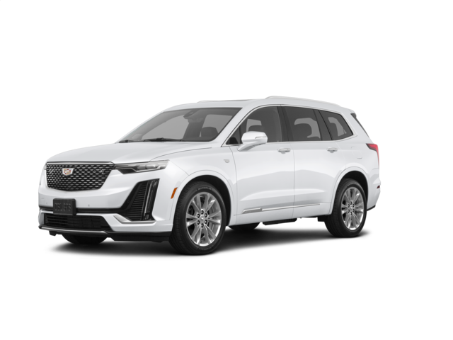 2023 Cadillac XT6 Luxury, front three-quarter view, paint 1 of 8