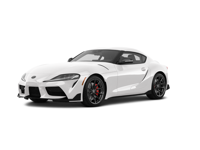 2025 Toyota GR Supra 3.0, front three-quarter view, paint 1 of 5