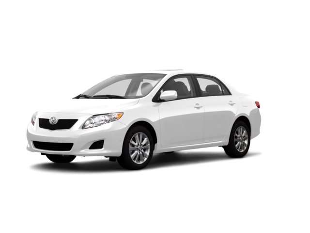 2009 Toyota Corolla XLE, front three-quarter view, paint 1 of 8