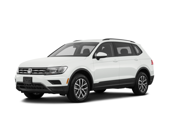 2021 Volkswagen Tiguan S, front three-quarter view, paint 1 of 5