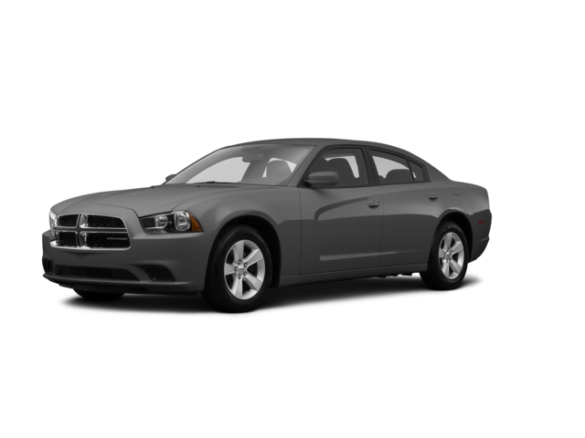 2014 Dodge Charger SE, front three-quarter view, paint 1 of 8