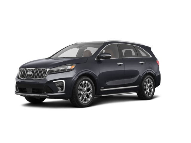 2019 Kia Sorento SX Limited, front three-quarter view, paint 1 of 8