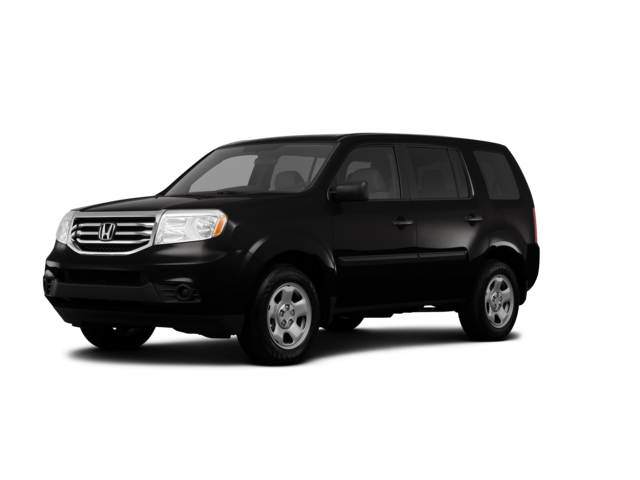 2013 Honda Pilot LX, front three-quarter view, paint 1 of 8