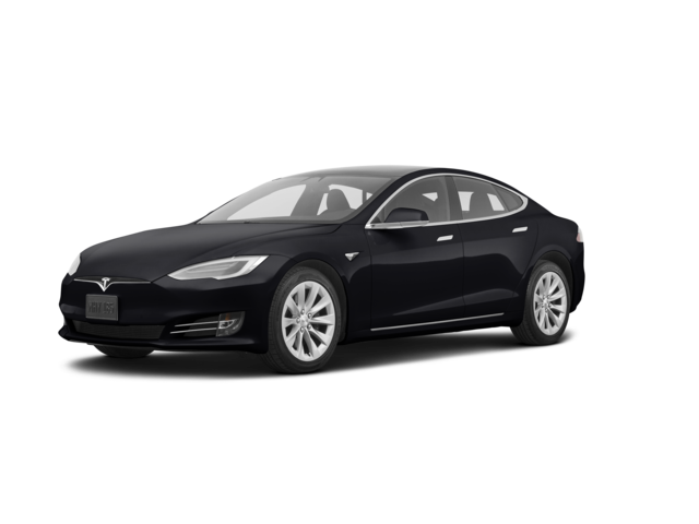 2020 Tesla Model S Long Range Plus, front three-quarter view, paint 1 of 5