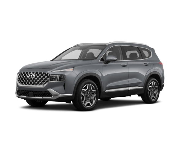 2023 Hyundai Santa Fe Limited, front three-quarter view, paint 1 of 8