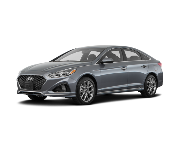 2018 Hyundai Sonata Sport 2.0T, front three-quarter view, paint 1 of 7