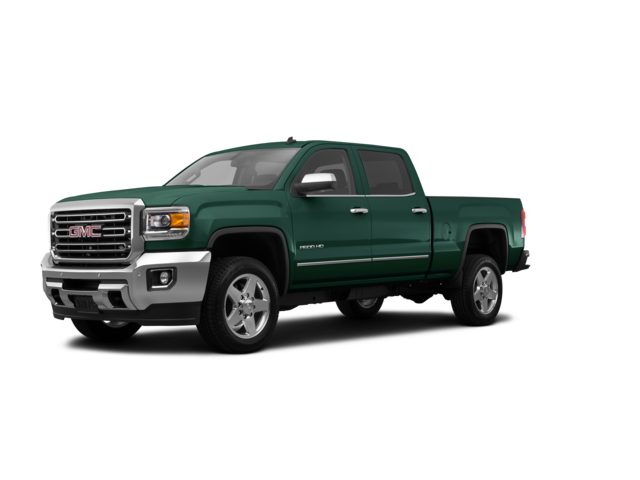 2015 GMC Sierra 2500 HD SLT, front three-quarter view, paint 1 of 8