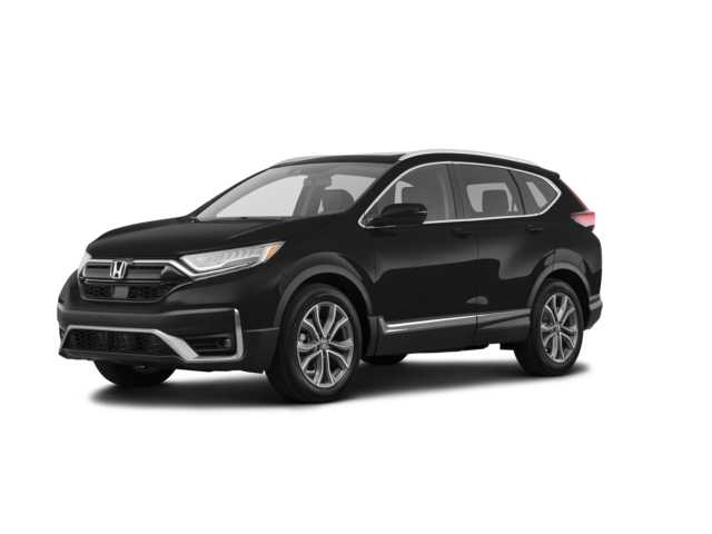 2020 Honda CR-V Touring, front three-quarter view, paint 1 of 8