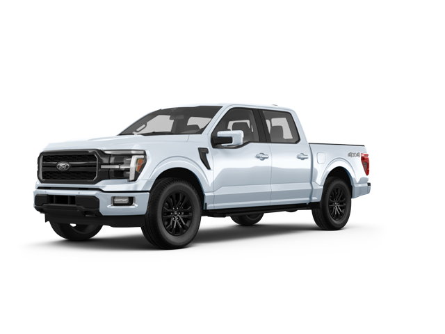 2025 Ford F-150 Lariat, front three-quarter view, paint 1 of 8