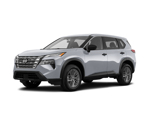 2024 Nissan Rogue S, front three-quarter view, paint 1 of 6
