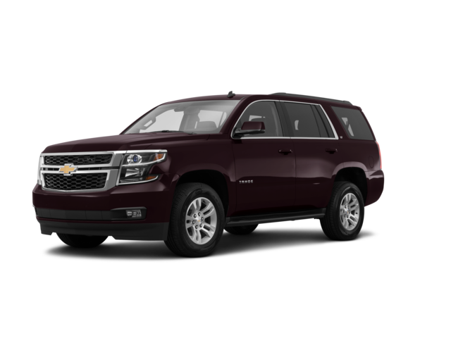 2015 Chevrolet Tahoe LT, front three-quarter view, paint 1 of 8