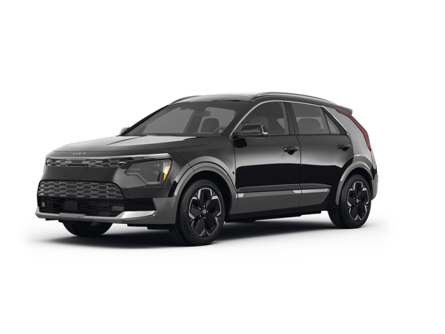 2023 Kia Niro EV Wave, front three-quarter view, paint 1 of 8