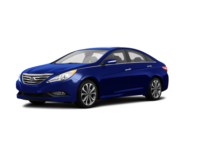 2014 Hyundai Sonata SE, front three-quarter view, paint 1 of 8