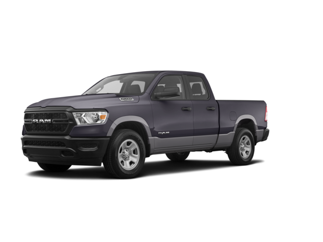 2022 Ram 1500 Tradesman, front three-quarter view, paint 1 of 8