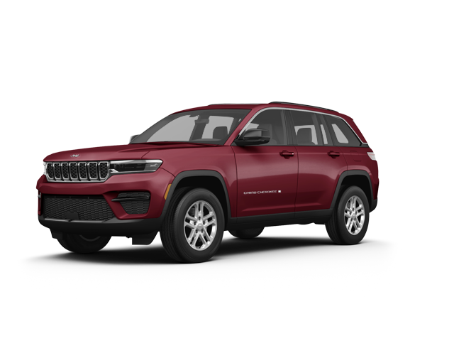 2026 Jeep Grand Cherokee Laredo X, front three-quarter view, paint 1 of 5