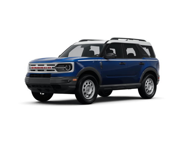 2024 Ford Bronco Sport Heritage, front three-quarter view, paint 1 of 8