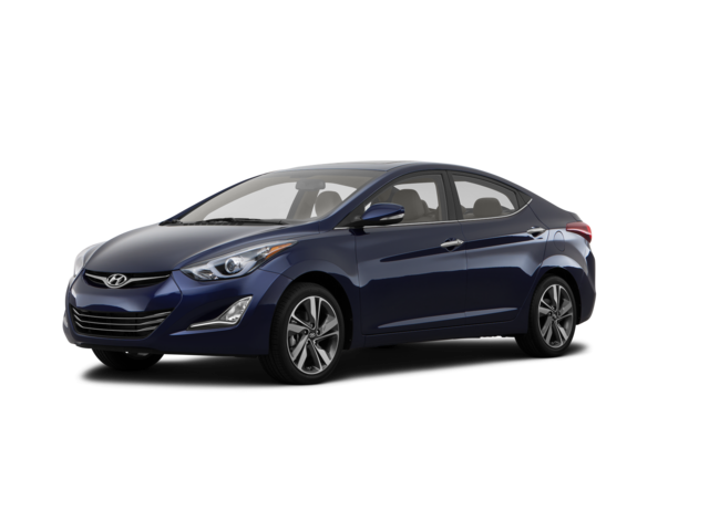 2014 Hyundai Elantra Limited, front three-quarter view, paint 1 of 8