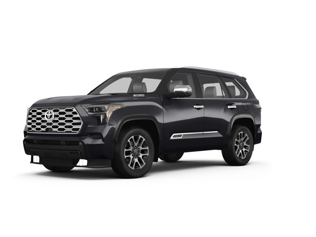 2026 Toyota Sequoia 1794 Edition, front three-quarter view, paint 1 of 7