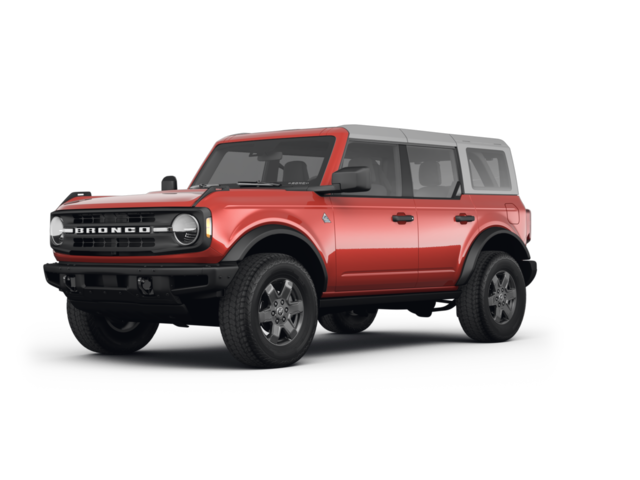 2023 Ford Bronco Everglades, front three-quarter view, paint 1 of 8
