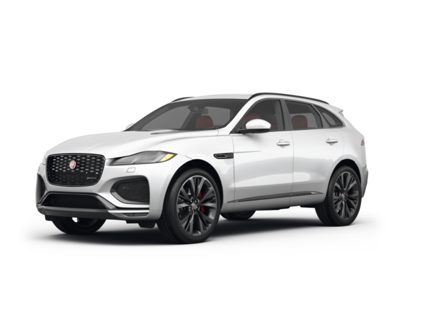 2023 Jaguar F-Pace P400 R-Dynamic S, front three-quarter view, paint 1 of 8