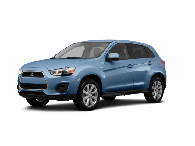 2013 Mitsubishi Outlander Sport ES, front three-quarter view, paint 1 of 7