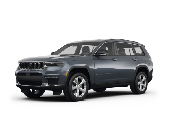 2022 Jeep Grand Cherokee L Summit, front three-quarter view, paint 1 of 8