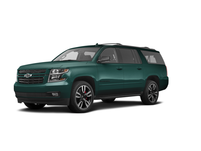 2019 Chevrolet Suburban Fleet, front three-quarter view, paint 1 of 8
