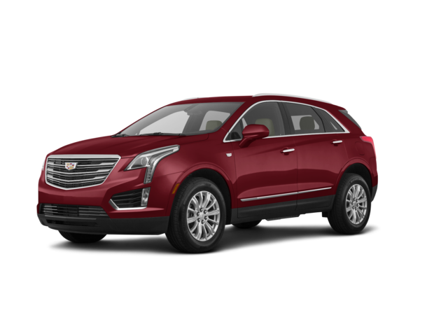 2018 Cadillac XT5 Luxury, front three-quarter view, paint 1 of 8