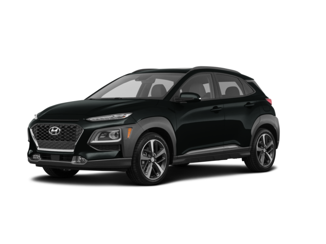 2019 Hyundai Kona SE, front three-quarter view, paint 1 of 8