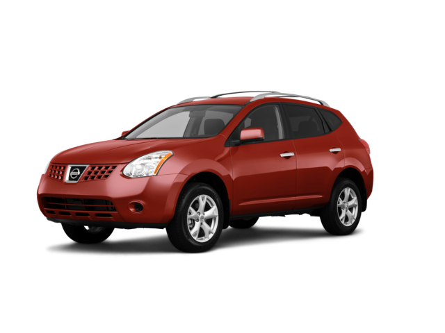 2010 Nissan Rogue S, front three-quarter view, paint 1 of 7