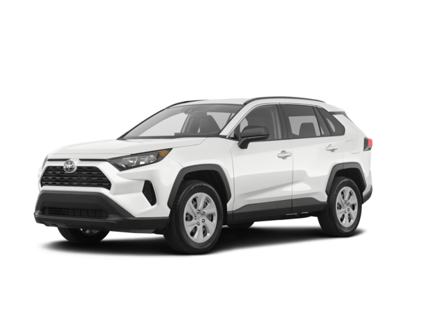 2023 Toyota RAV4 LE, front three-quarter view, paint 1 of 5