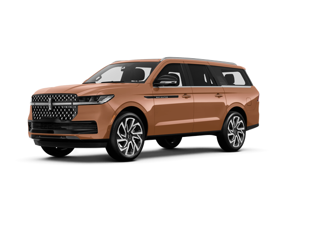 2026 Lincoln Navigator Black Label, front three-quarter view, paint 1 of 6