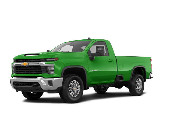 2024 Chevrolet Silverado 3500 HD LT, front three-quarter view, paint 1 of 8